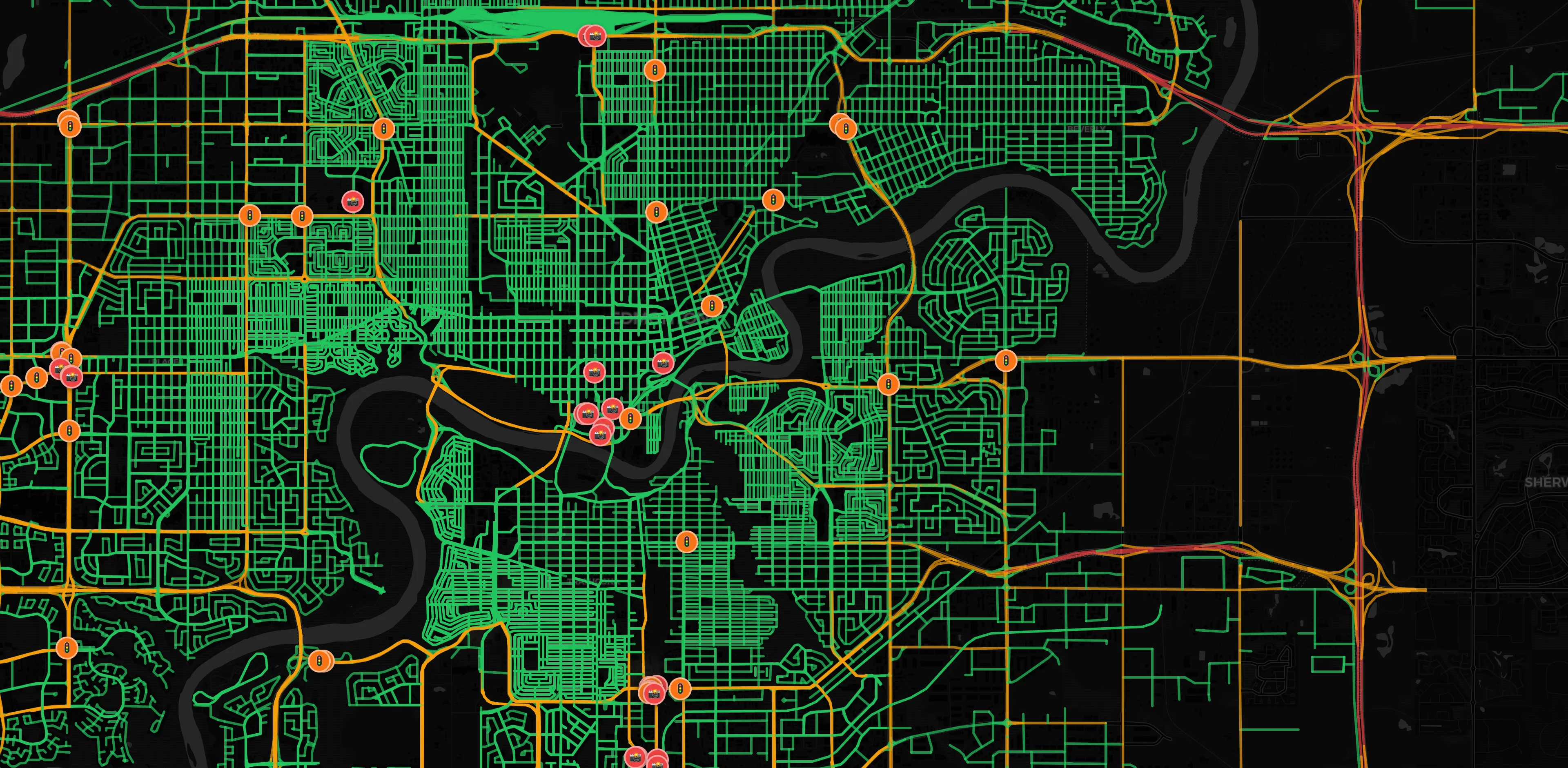 Claire Community Road Intelligence Map